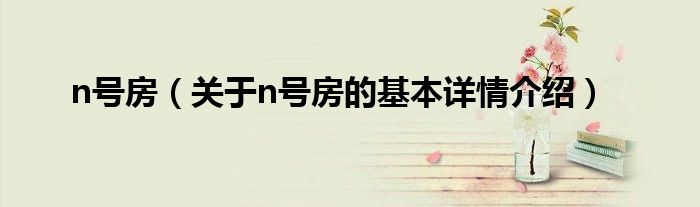 n号房（关于n号房的基本详情介绍）